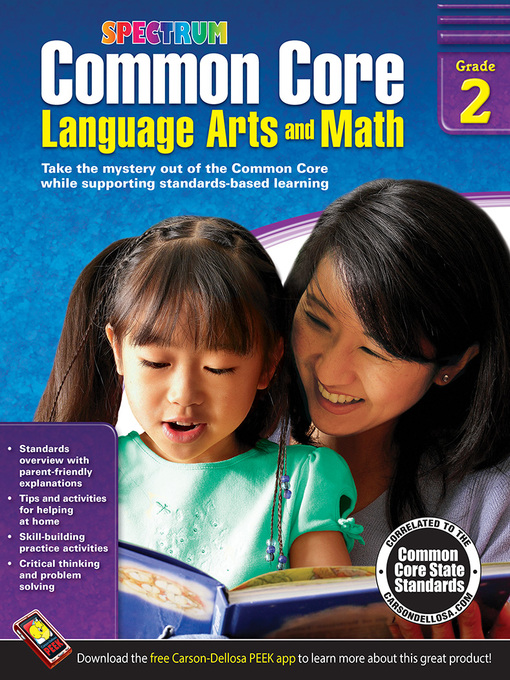 Title details for Common Core Language Arts and Math, Grade 2 by Spectrum - Available